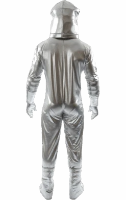 Mens Traditional Silver Astronaut Costume -Halloween Costume Shop 00016939a02