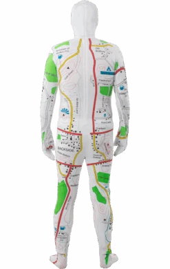 Rude Map Body Suit Costume -Halloween Costume Shop 00017117a02