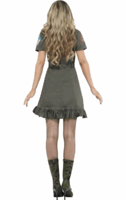 Smiffys Ladies Deluxe Top Gun Dress Costume -Halloween Costume Shop 00018582a02