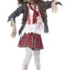 Smiffys Kids Zombie School Girl Costume