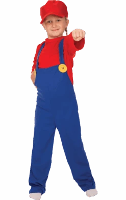 Kids Super Mario Costume