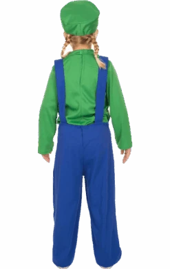 Kids Luigi Super Mario Costume -Halloween Costume Shop 00019391a02