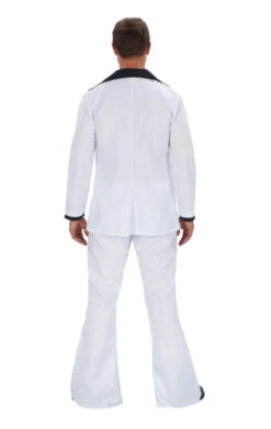 Adult 1970s White Suit Costume -Halloween Costume Shop 00019647a02