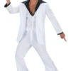 Adult 1970s White Suit Costume