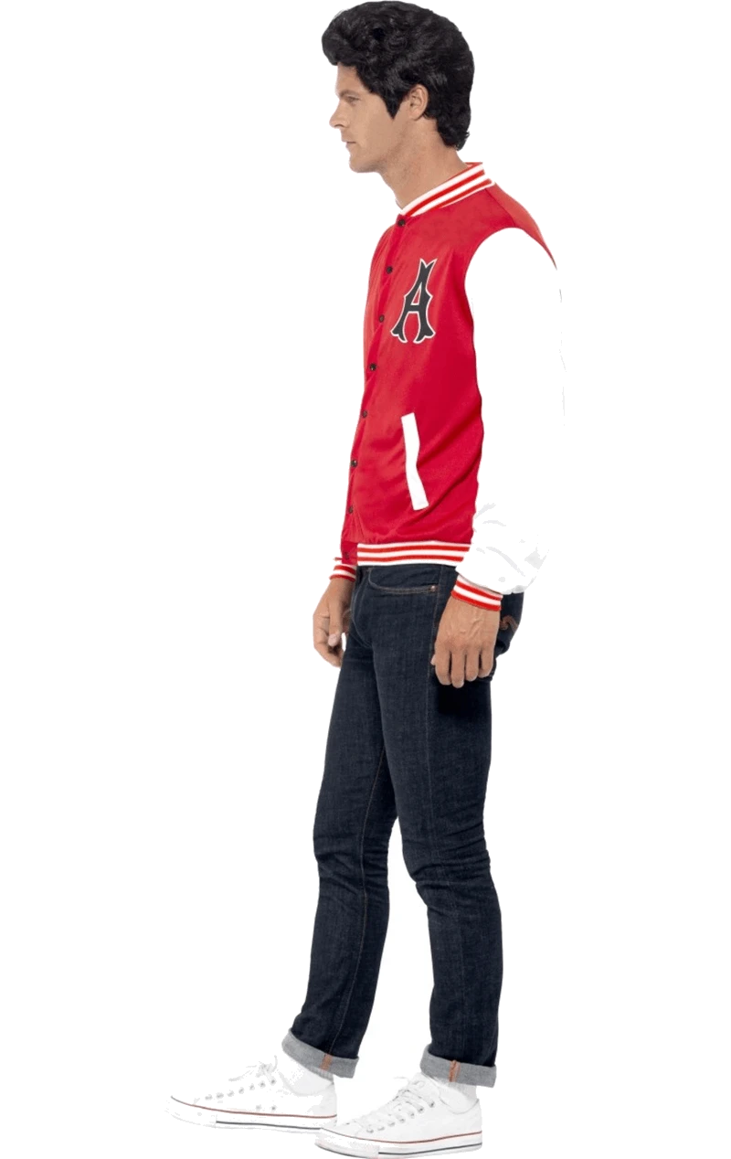 Smiffys 50s College Letterman Jacket 2 Smiffys 50s College Letterman Jacket - Image 2