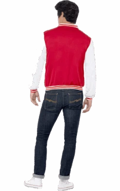 Smiffys 50s College Letterman Jacket 5 Smiffys 50s College Letterman Jacket -Halloween Costume Shop 00019905a02