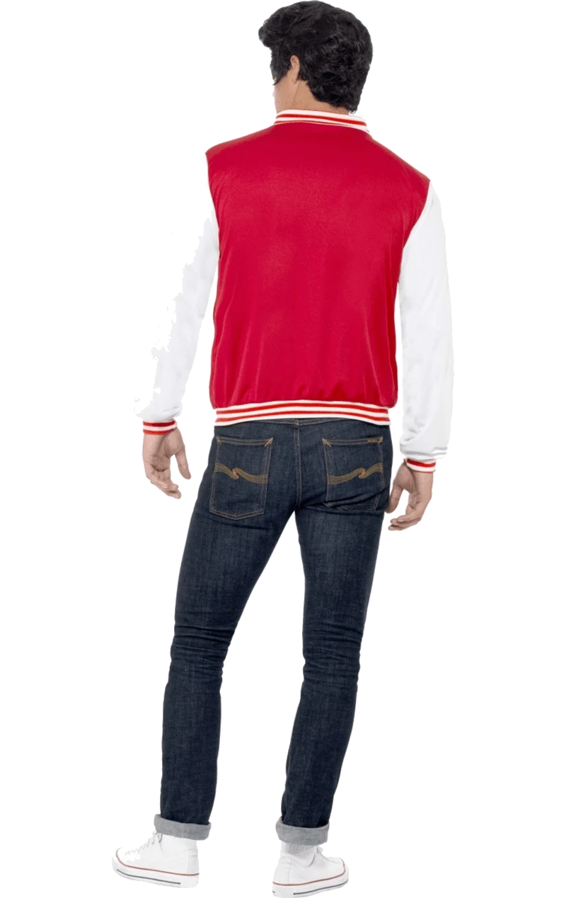 Smiffys 50s College Letterman Jacket 3 Smiffys 50s College Letterman Jacket - Image 3