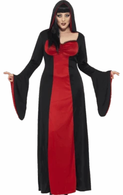 Smiffys Womens Plus Size Dark Temptress Costume