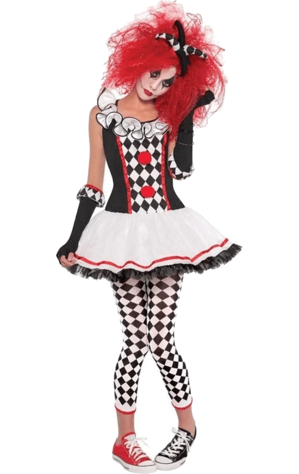 AMSCAN Teen Harlequin Jester Costume 1 AMSCAN Teen Harlequin Jester Costume