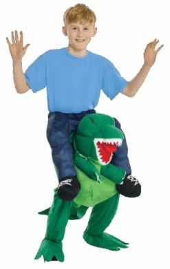 Kids T-Rex Dinosaur Piggyback Costume