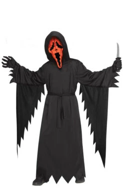 GENERIC Childrens Pumpkin Ghost Face Costume