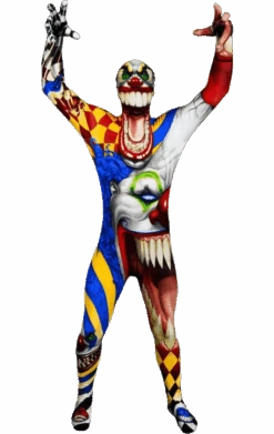 Kids Clown Morphsuit Costume