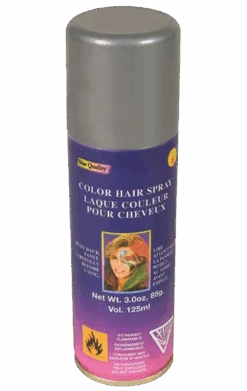 Silver Hairspray Accessory