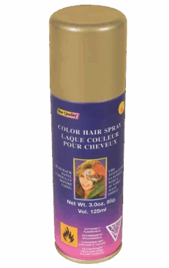 Gold Hairspray Accessory