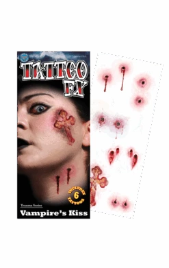 Vampire Kiss Temporary Tattoos