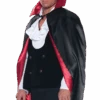 Reversible Black And Red Cape