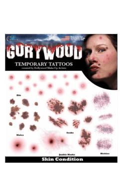 Skin Condition Gorywood Temporary Tattoos