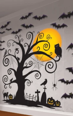 AMSCAN Halloween Wall Decorating Kit
