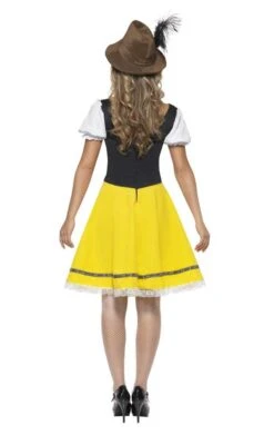 Smiffys Womens Yellow Bavarian Costume -Halloween Costume Shop 00061118a02