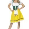 Smiffys Womens Yellow Bavarian Costume