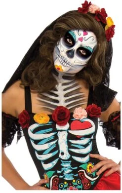 Womens Day Of The Dead Senorita Costume -Halloween Costume Shop 00061177a02