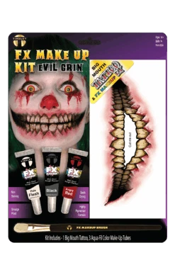 Evil Grin Makeup Kit Accessory