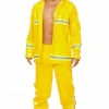 Smiffys Mens Yellow Fireman Costume