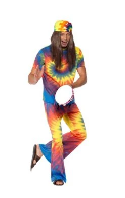 Smiffys 60s Tie Die Costume -Halloween Costume Shop 00090278a03