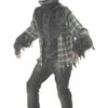 Mens Grey Werewolf Halloween Costume