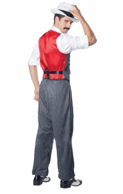 Mens 1920s Pinstripe Mobster Costume 5 Mens 1920s Pinstripe Mobster Costume -Halloween Costume Shop 00090655a02