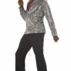 Mens Groovy Disco Shirt & Wig Costume