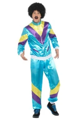 Smiffys Mens 80s Fashion Shellsuit Costume