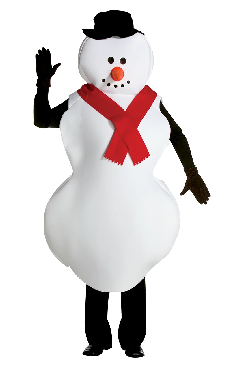 Adult Mr Snowman Costume 1 Adult Mr Snowman Costume