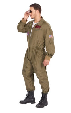 Adult Fighter Pilot Aviator Costume 8 Adult Fighter Pilot Aviator Costume -Halloween Costume Shop 00091247a02