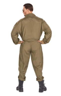 Adult Fighter Pilot Aviator Costume 9 Adult Fighter Pilot Aviator Costume -Halloween Costume Shop 00091247a03