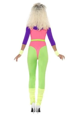Smiffys Womens 80s Work Out Costume -Halloween Costume Shop 00095002a02
