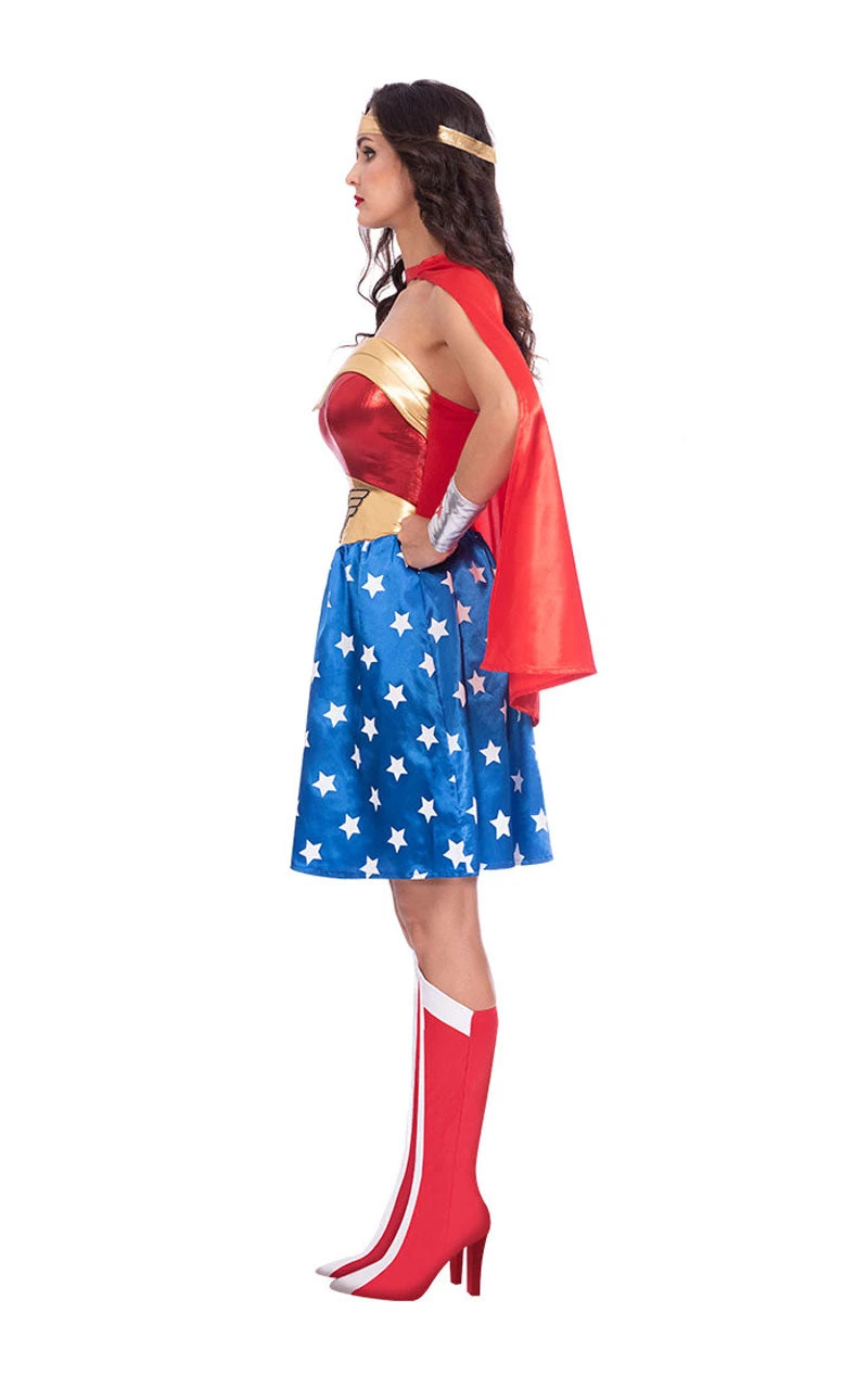 GENERIC Womens Classic Wonder Woman Costume 2 GENERIC Womens Classic Wonder Woman Costume - Image 2