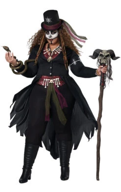 GENERIC Womens Plus Size Voodoo Magic Costume
