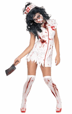 Smiffys Womens Possessed Zombie Nurse Costume