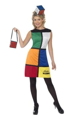 Smiffys Rubiks Cube Outfit Costume