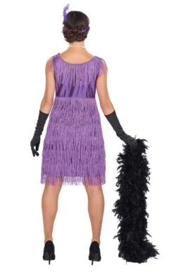 Womens 1920s Purple Flapper Costume -Halloween Costume Shop 1920s purple flapper costume 656570
