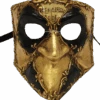 GENERIC Gold Bauta Masquerade Facepiece