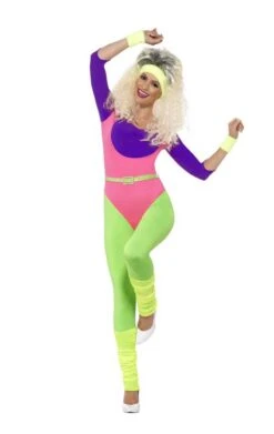 Smiffys Womens 80s Work Out Costume -Halloween Costume Shop 80s work out costume 904849
