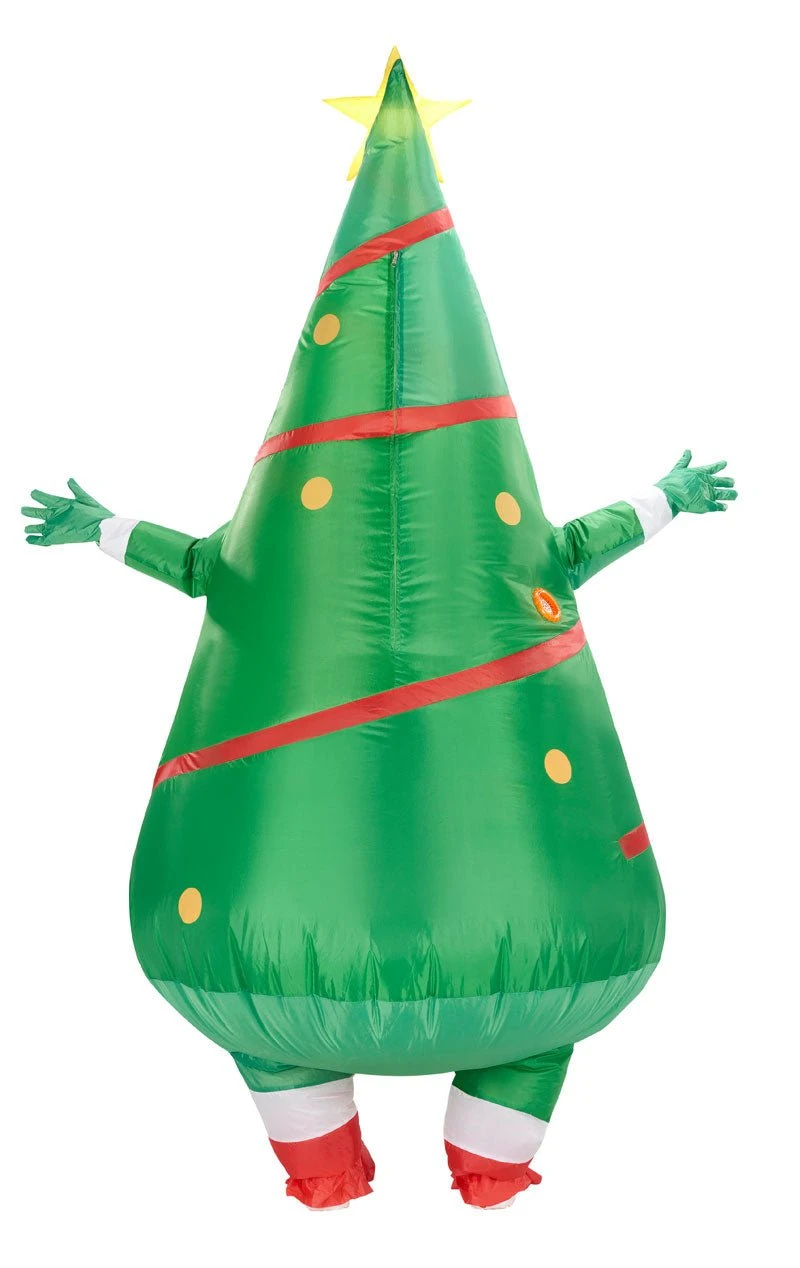 GENERIC Adult Inflatable Christmas Tree Costume 2 GENERIC Adult Inflatable Christmas Tree Costume - Image 2