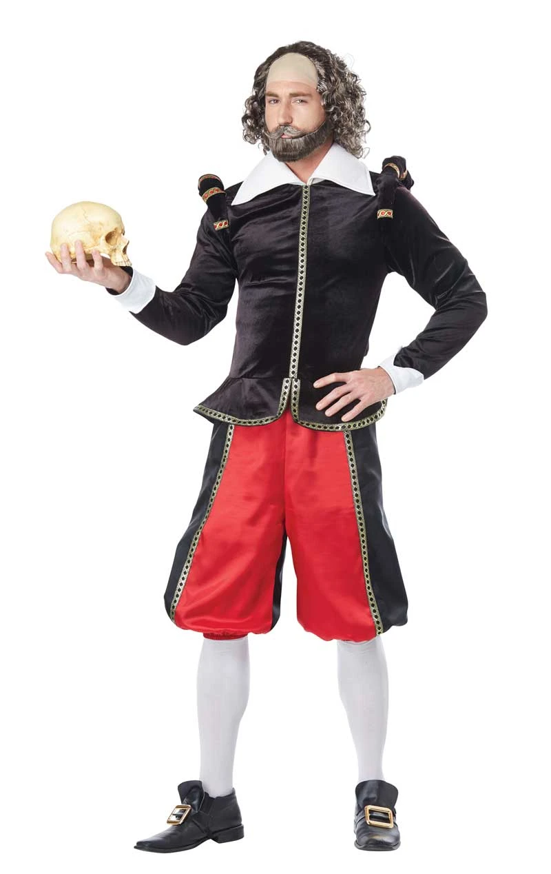 GENERIC Adult William Shakespeare Costume 2 GENERIC Adult William Shakespeare Costume - Image 2