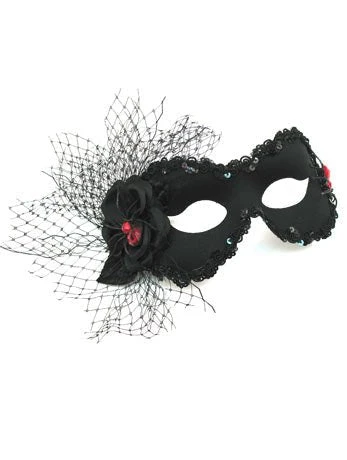 GENERIC Black Masquerade Facepiece 1 GENERIC Black Masquerade Facepiece