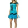 Ladies Steel Blue Crayola Crayon Costume