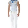 Smiffys Mens Fever French Sailor Costume