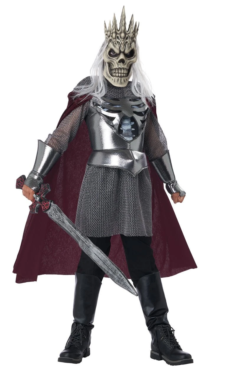 GENERIC Kids Fearsome Skeleton King Costume 2 GENERIC Kids Fearsome Skeleton King Costume - Image 2