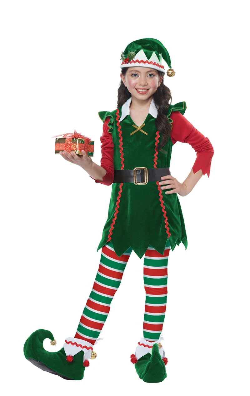 GENERIC Kids Festive Elf Costume 1 GENERIC Kids Festive Elf Costume